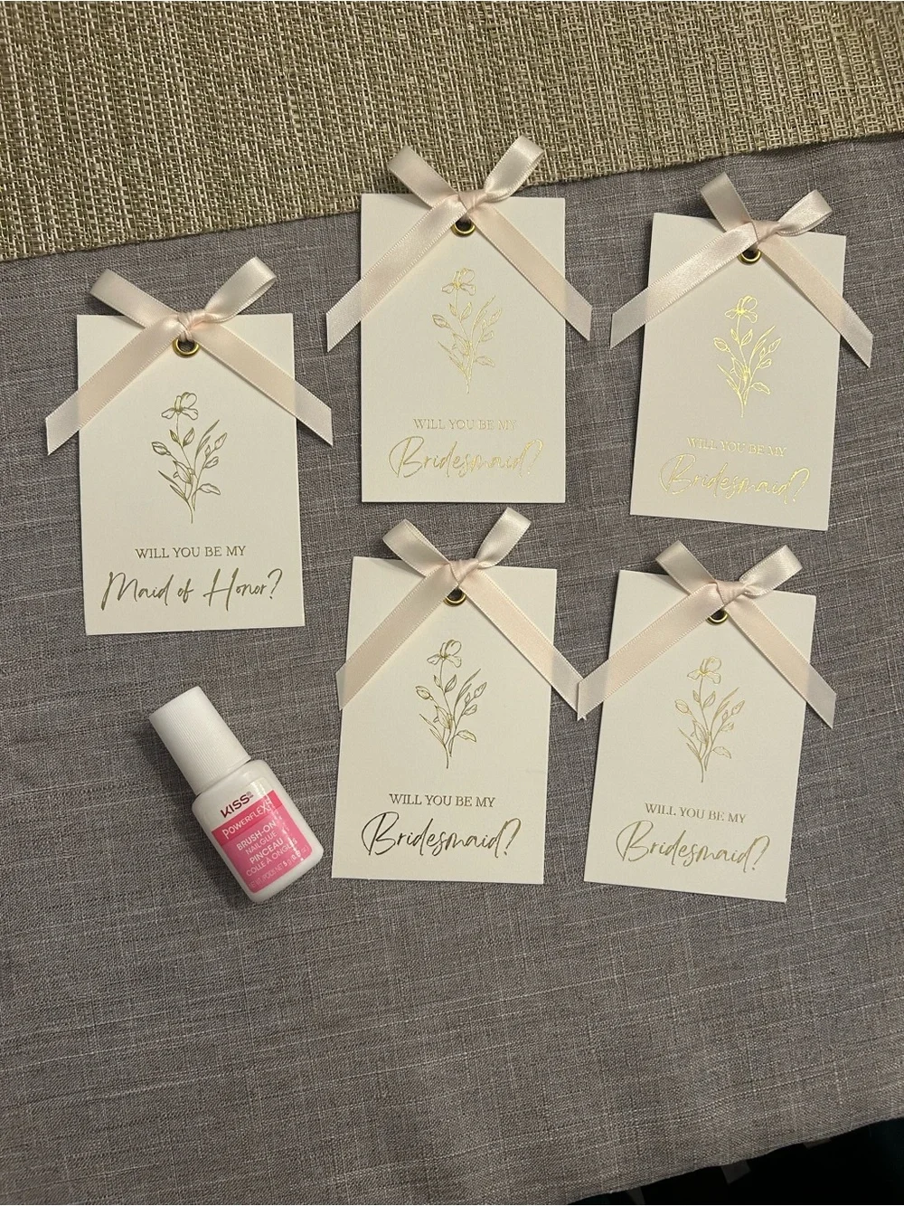 5 Bridesmaid Cards